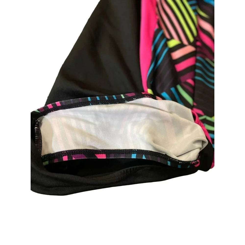 Justice Active Leotard Girls 16 Used Colorful Sleeveless